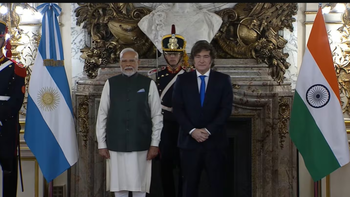 Javier Milei recibió a Narendra Modi, el primer ministro de India