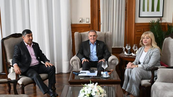 Jaldo, Acevedo y Chahla dialogaron sobre el desarrollo de obras comunitarias