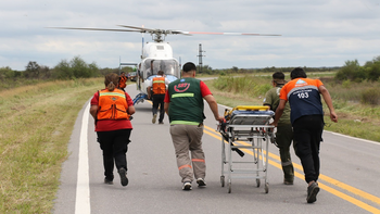 Realizaron aeroevacuaciones de pobladores aislados en La Madrid