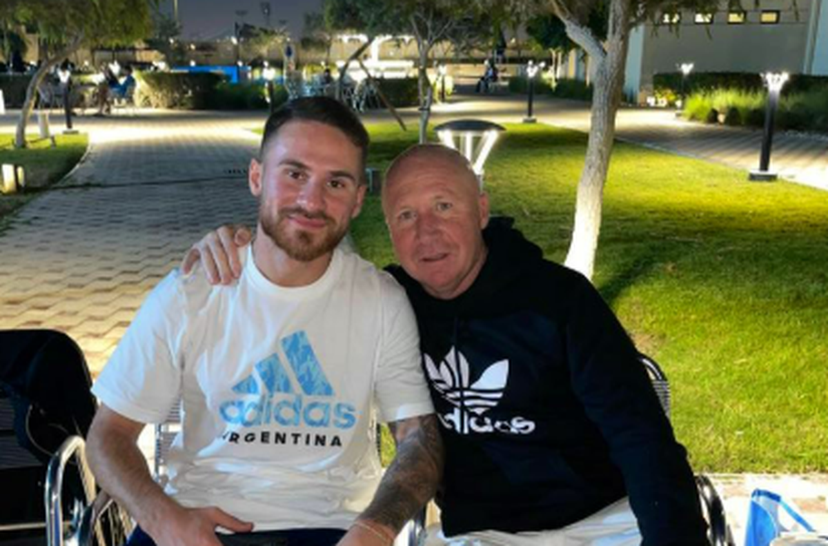 "Hoy, más que nunca, estoy orgulloso de vos": la emotiva carta del padre de Alexis Mac Allister
