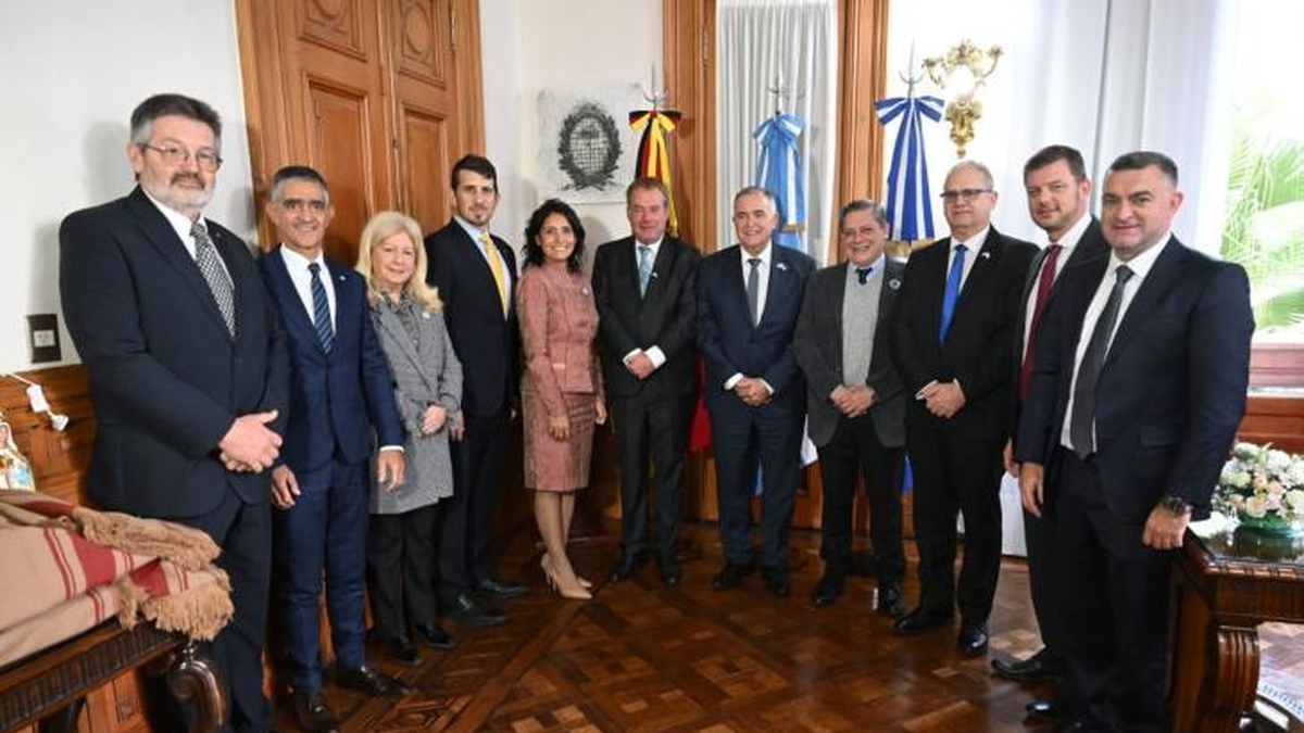 Jaldo recibió a los embajadores de Alemania e Israel