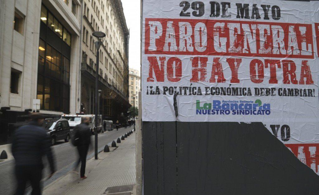 Se realiza el quinto paro nacional contra el gobierno de Macri