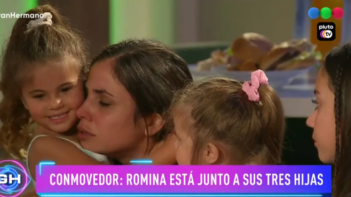 Gran Hermano: el esperado reencuentro de Romina y sus hijas