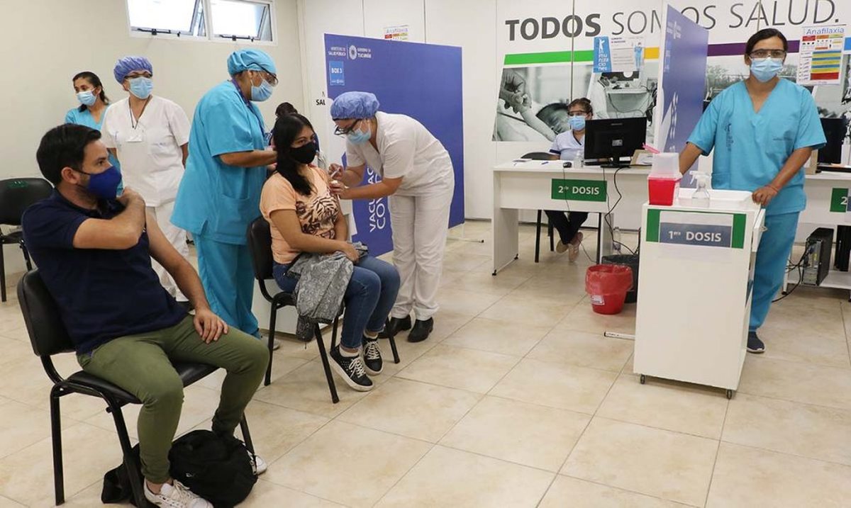 Avanza la vacunación en la provincia. 