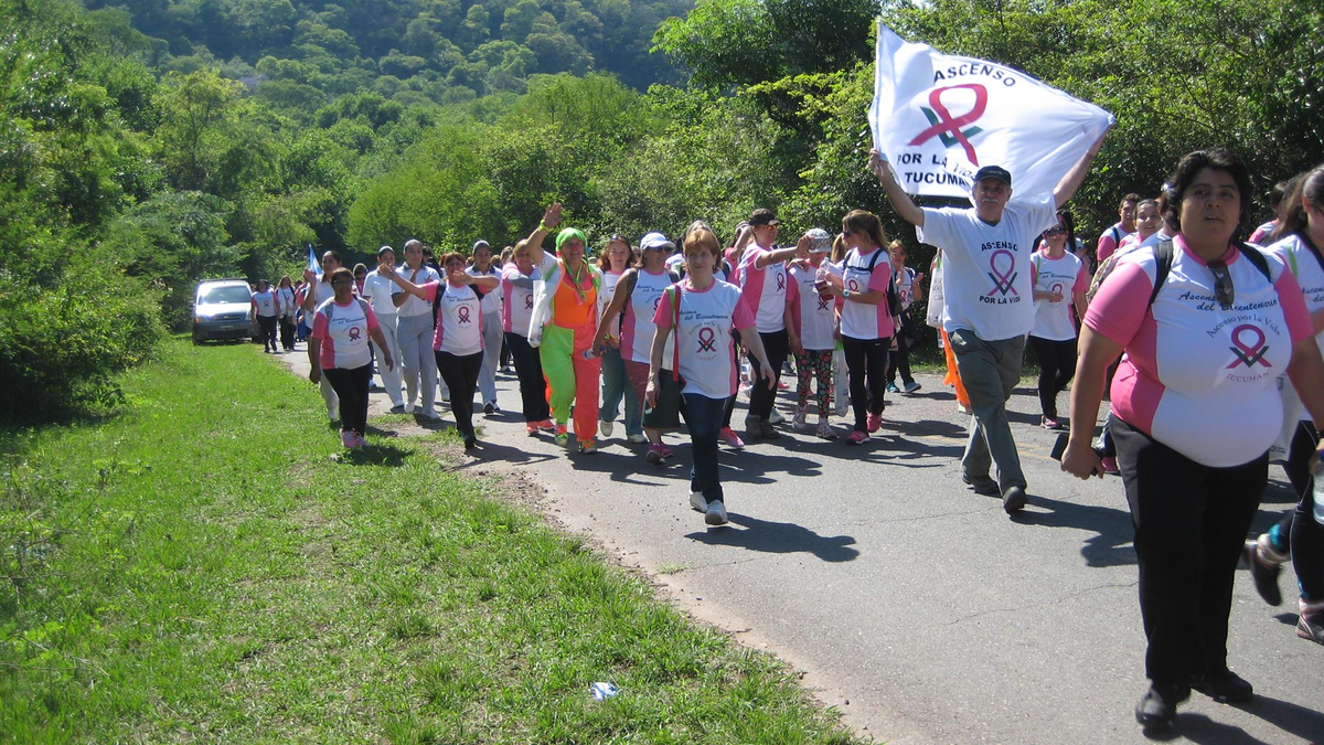 Lucha contra el cáncer de mama: el mes culmina con una caminata Lucha contra el cáncer de mama: el mes culmina con una caminata