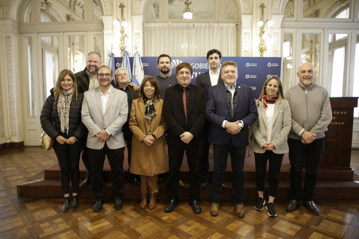 El presidente del Conicet, Daniel Salamone, visitó Tucumán.