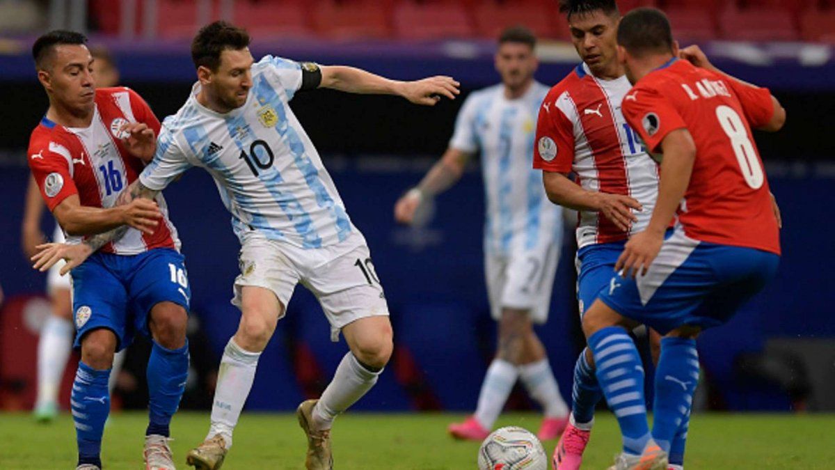 Argentina empató con Paraguay en Asunción