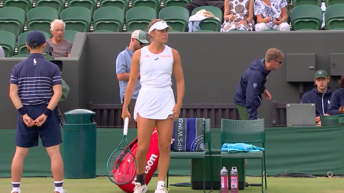 Solana Sierra se despidió de Wimbledon con una actuación histórica