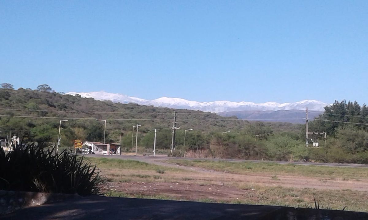 La vista del cerro desde Anca Juli