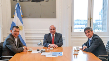 Leito y Pablo Yedlin se reunieron con el Jefe de Gabinete