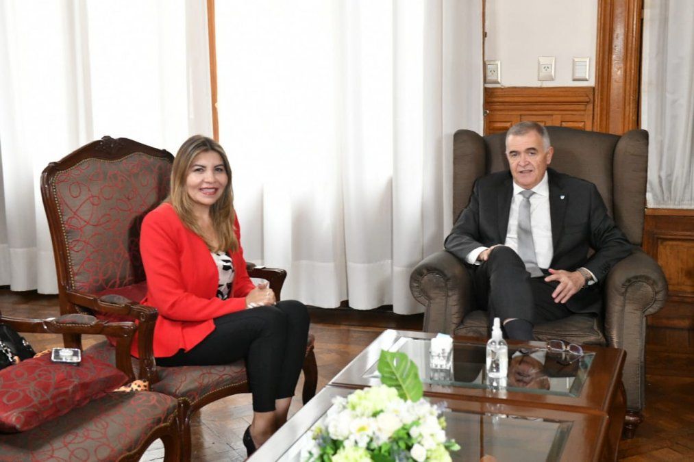 Jaldo se reunió con la senadora nacional Sandra Mendoza