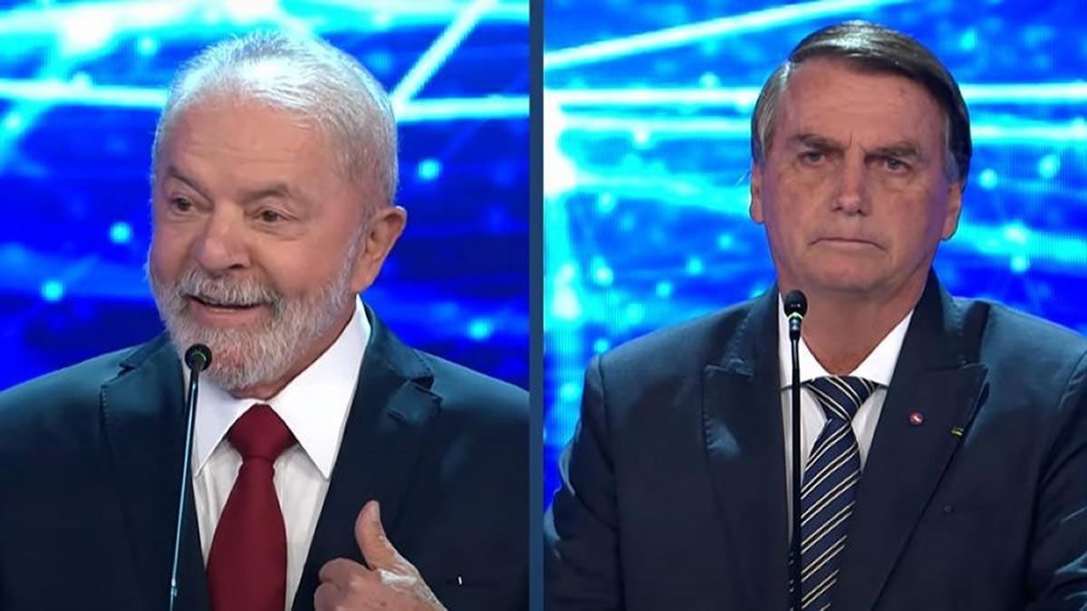 Bolsonaro y Lula cruzaron acusaciones en el debate