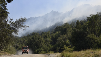 Incendio: cómo está la situación en el Parque Nacional Los Alerces