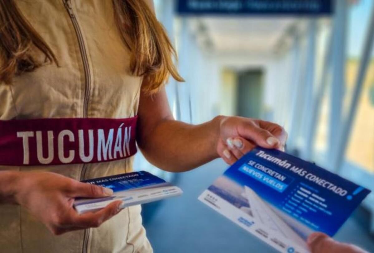 Tucumán consolida su conectividad con vuelos a Bariloche y Mar del Plata
