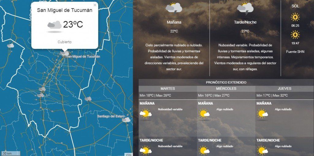Tucumán sigue bajo alerta meteorológico por tormentas intensas