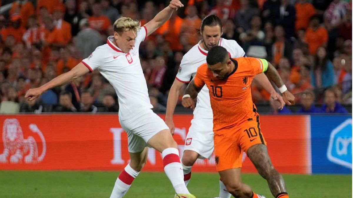Polonia, rival de Argentina en Qatar, empató con Países Bajos