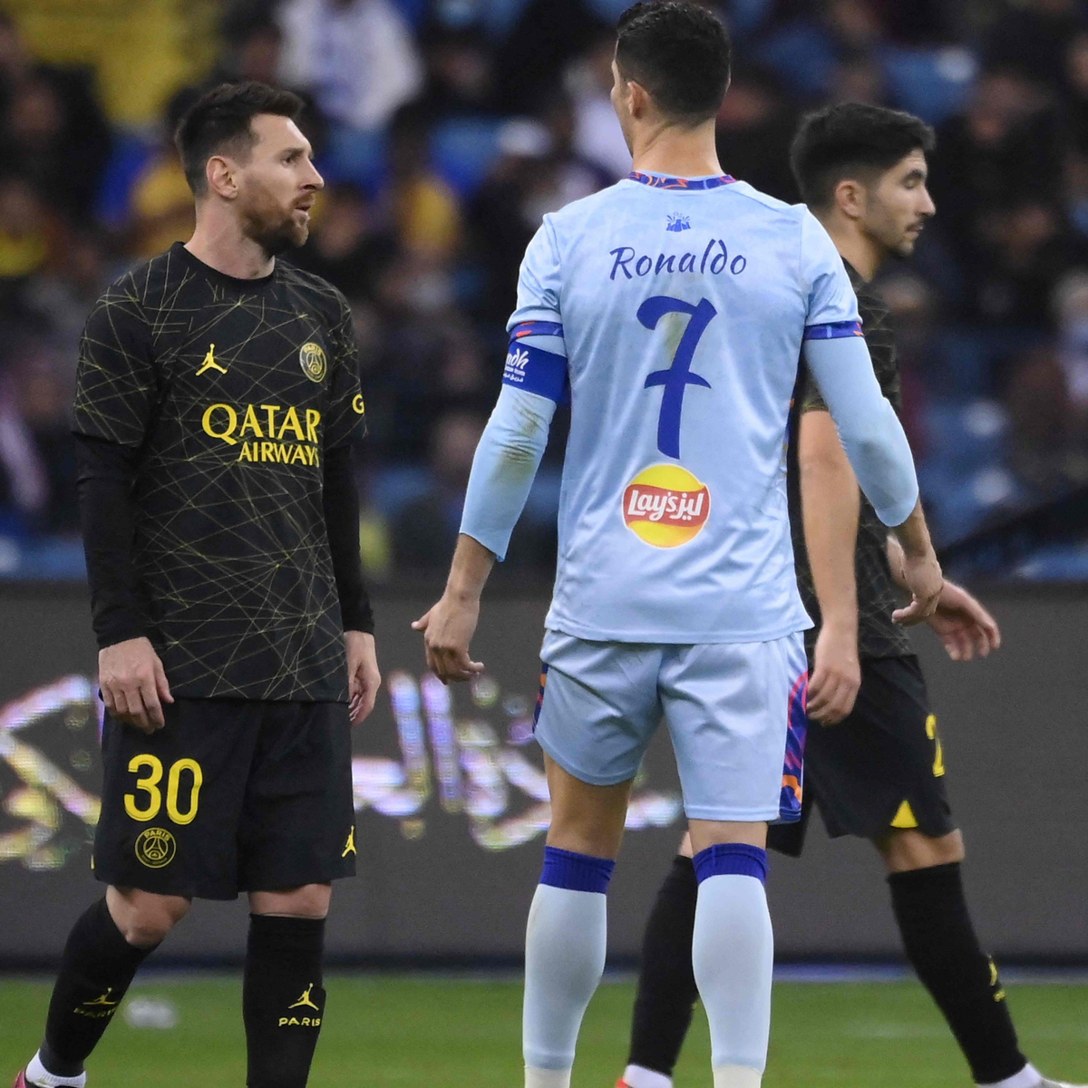 El Saludo Entre Lionel Messi Y Cristiano Ronaldo