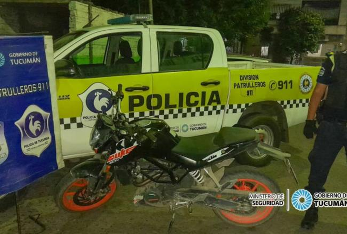 Una moto de alta gama fue robada y la policía pudo recuperarla
