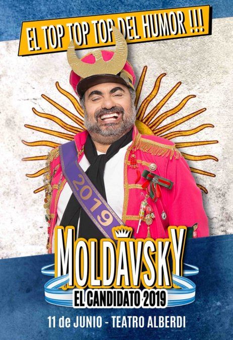 Moldavsky en plena “campaña humorística” llega a Tucumán