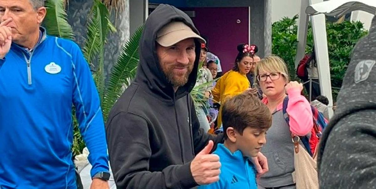 Lionel Messi y sus vacaciones en Disney con su familia