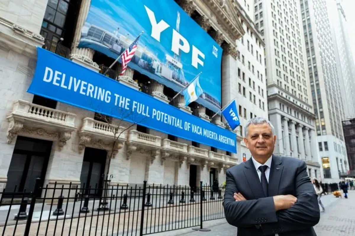 YPF hizo un especial evento en Nueva York anunciando sus planes a futuro. Foto: ámbito  