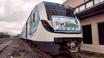 El Tren Solidario partió a Tucumán con donaciones