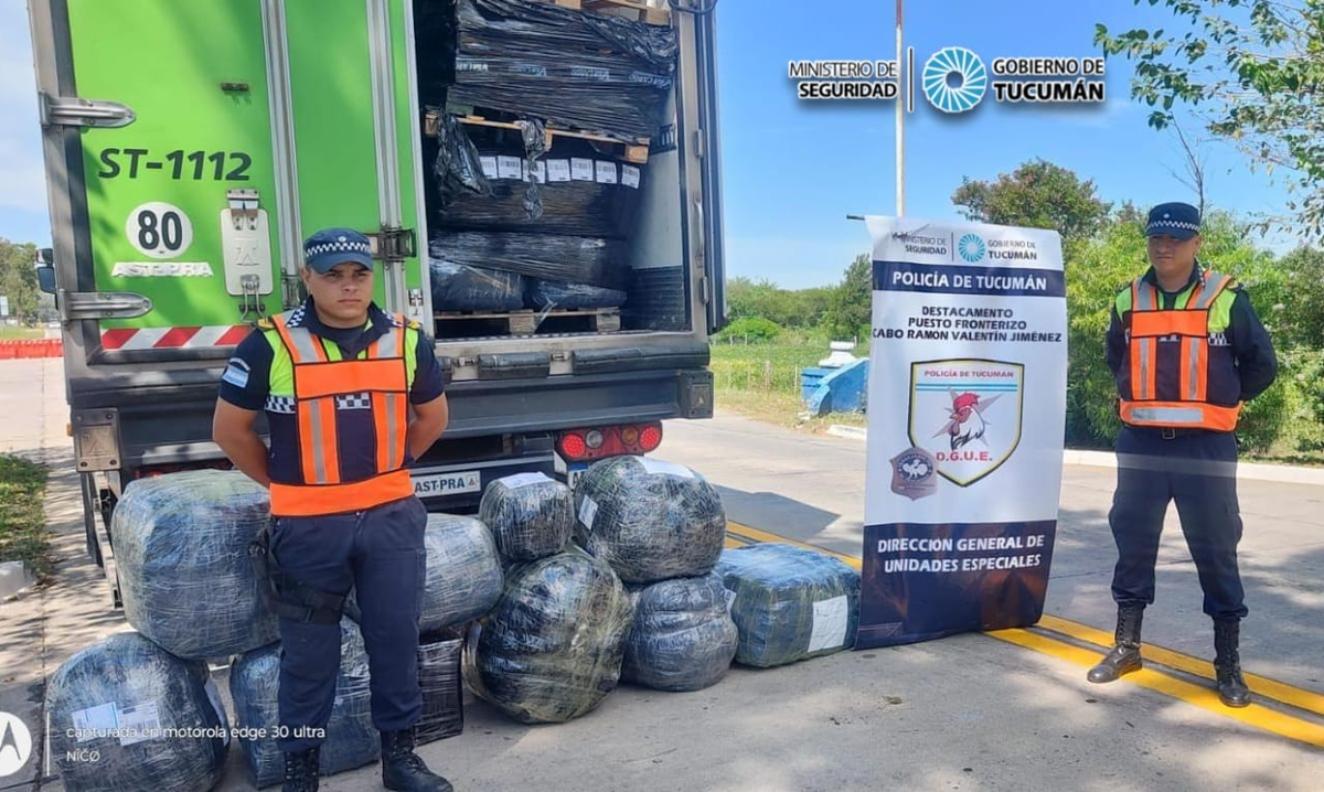 Operativo Lapacho: Incautan neumáticos y repuestos de contrabando.