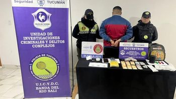 Secuestran un equivalente a 10.000 dosis de cocaína