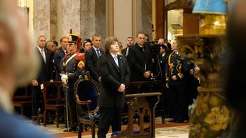 El presidente Javier Milei participó del Tedeum del 25 de Mayo