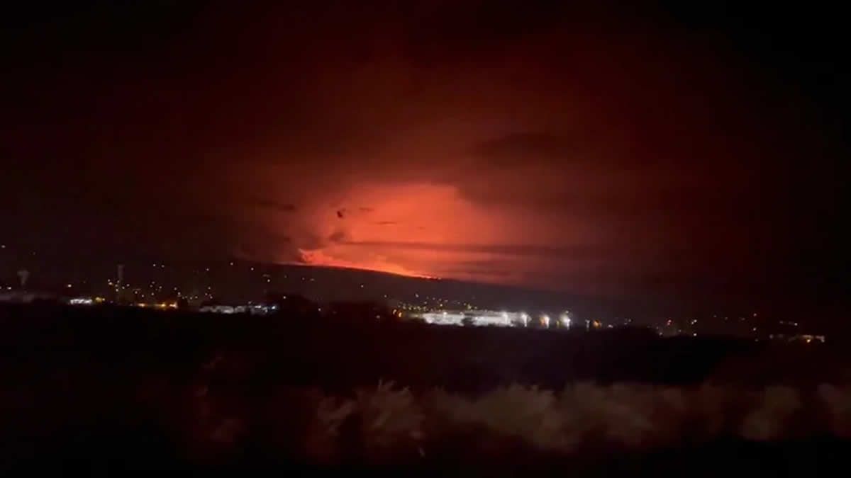Hawái: Entró en erupción el volcán activo más grande del mundo