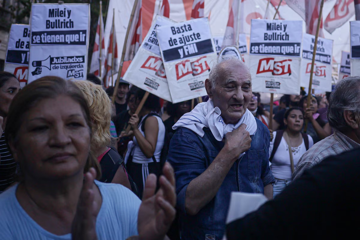 Este miércoles se espera una nueva marcha de jubilados con importante convocatoria. Foto: Infobae