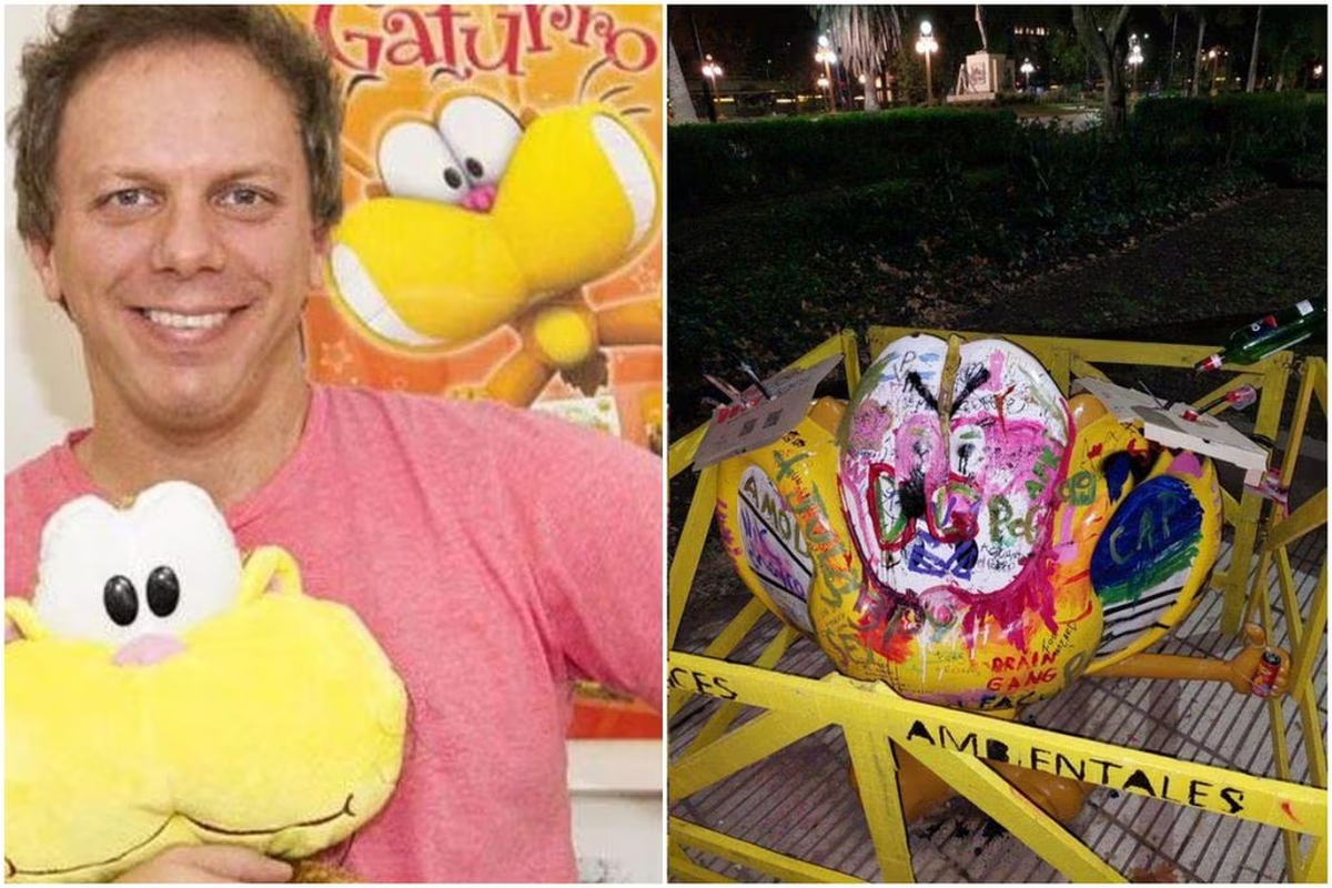 La estatua de Gaturro no duró ni 24 horas.