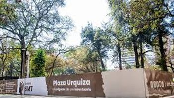 Plaza Urquiza: Proponen un recorrido histórico mientras avanza la obra de remodelación