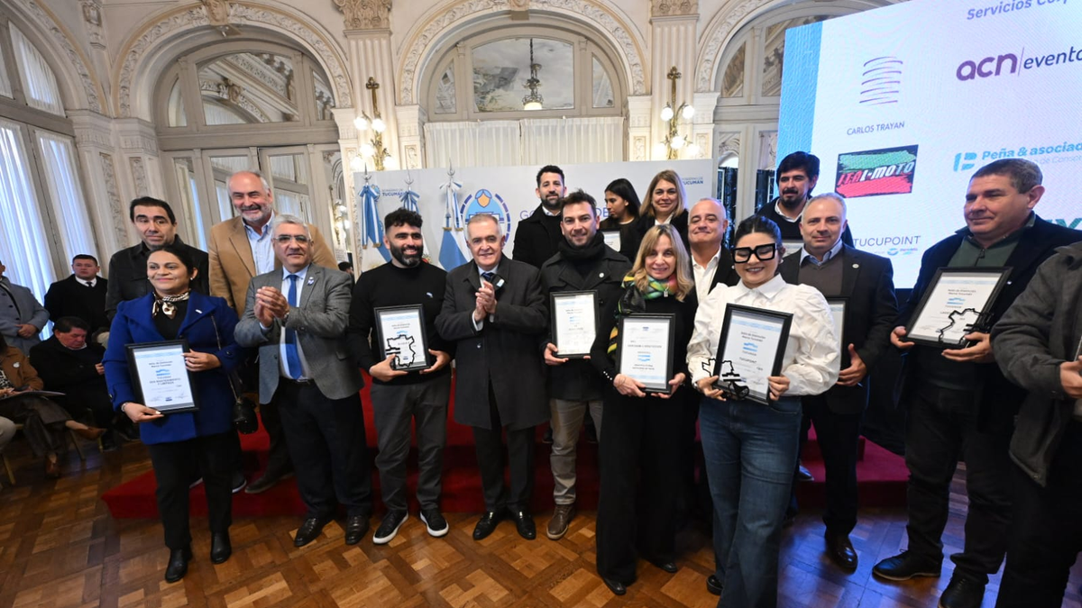 Jaldo encabezó la entrega de certificaciones de Marca Tucumán