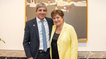 Luis Caputo y Kristalina Georgieva se reunieron tras el nuevo acuerdo con el FMI