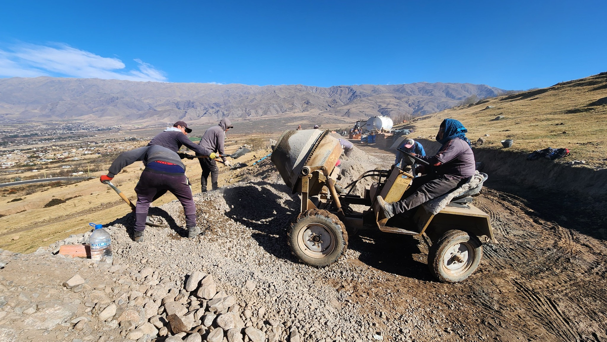 AVANZA LA OBRA DEL CRISTO DE LA QUEBRADITA: UN NUEVO ESPACIO PARA EL TURISMO Y LA FE EN TAF&Iacute; DEL VALLE. Foto: Ente Tucum&aacute;n Turismo