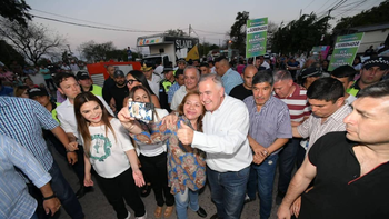 Acevedo y Jaldo recorrieron obras de infraestructura en Los Ralos