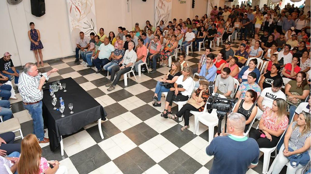 San Pablo: Jaldo participó de un encuentro con dirigentes barriales