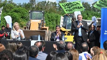 Jaldo y Chahla inician obra de desagües por más de $1400 millones en el Barrio 360 Viviendas