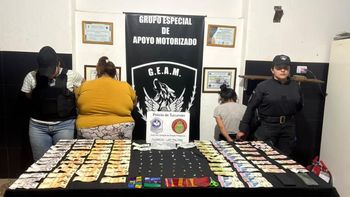 Dos mujeres fueron aprehendidas en un procedimiento por narcomenudeo