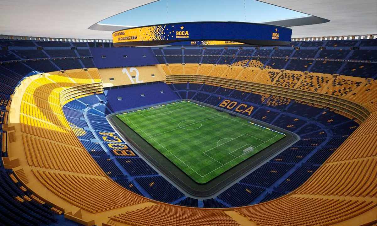 Boca: presentaron un proyecto de un nuevo estadio