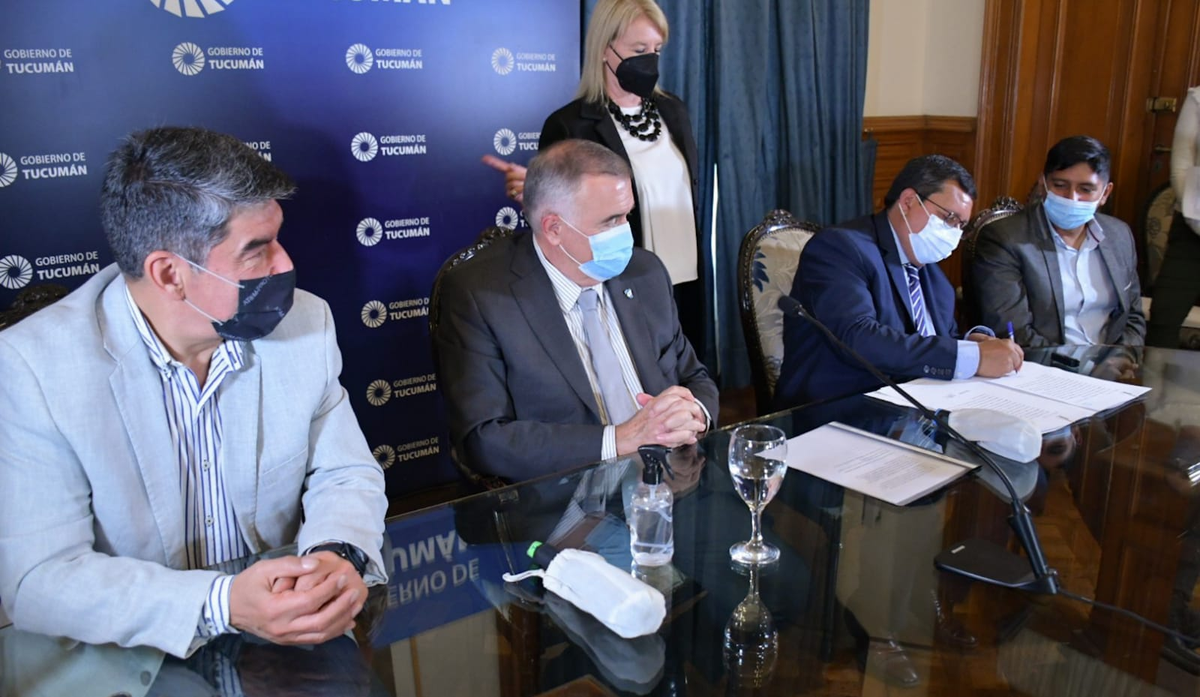 El convenio se firm&oacute; esta ma&ntilde;ana en Casa de Gobierno.&nbsp;