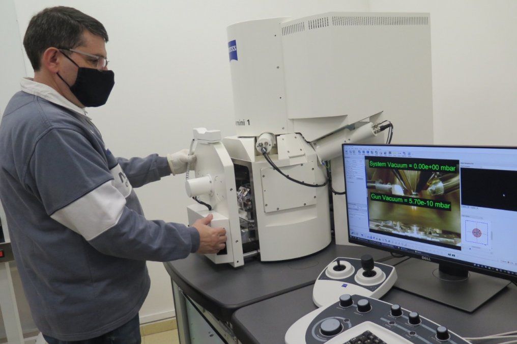 El MPF cuenta con un microscopio de barrido electrónico