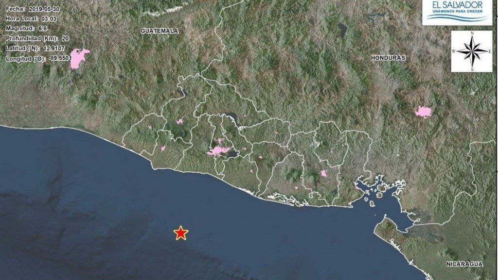 Un terremoto de magnitud 6,6 sacudió las costas de El Salvador y genera alerta de tsunami