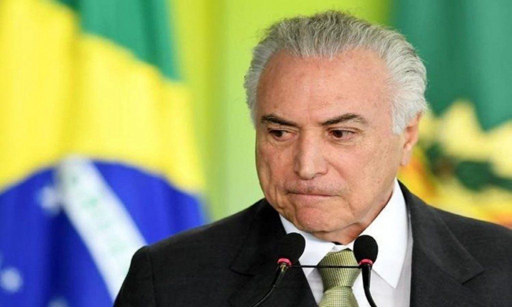 El ex presidente brasileño Michel Temer se entregó a la Policía