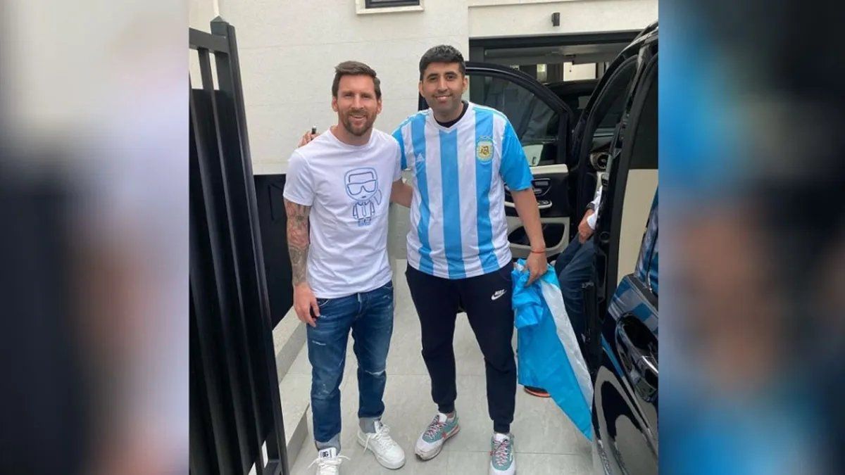 Participó de un Mundial de Peluquería y terminó conociendo a Messi