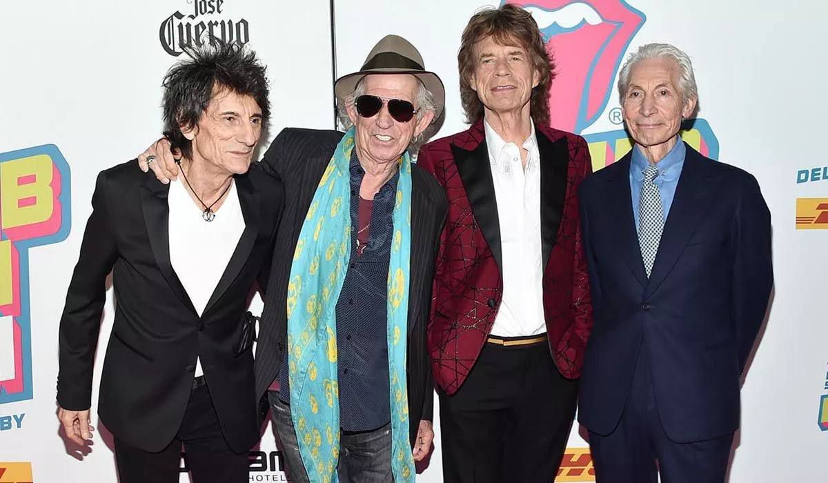 Los míticos integrantes del grupo Rolling Stones.