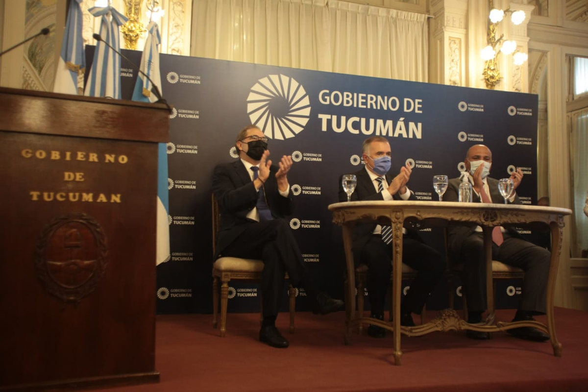 Juan Manzur destacó la relación cercana de la provincia de Tucumán con los Estados Unidos. 