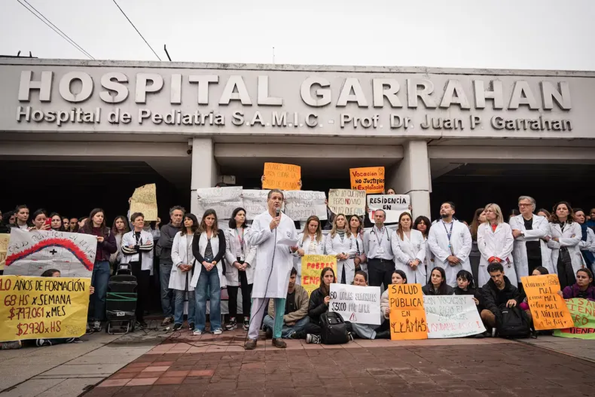 El Hospital Garrahan realizar&aacute; dos nuevos paros. Foto: C5N