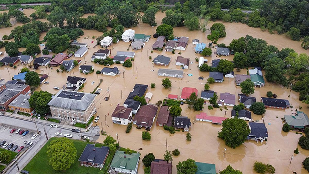 Al menos 16 muertos dejaron las inundaciones en Kentucky